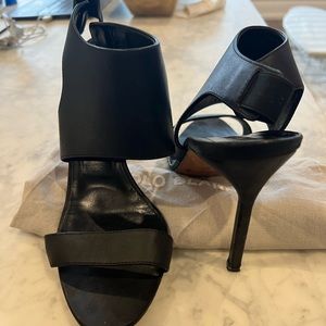 Manolo Blahnik black stilettos with dust bag size 39